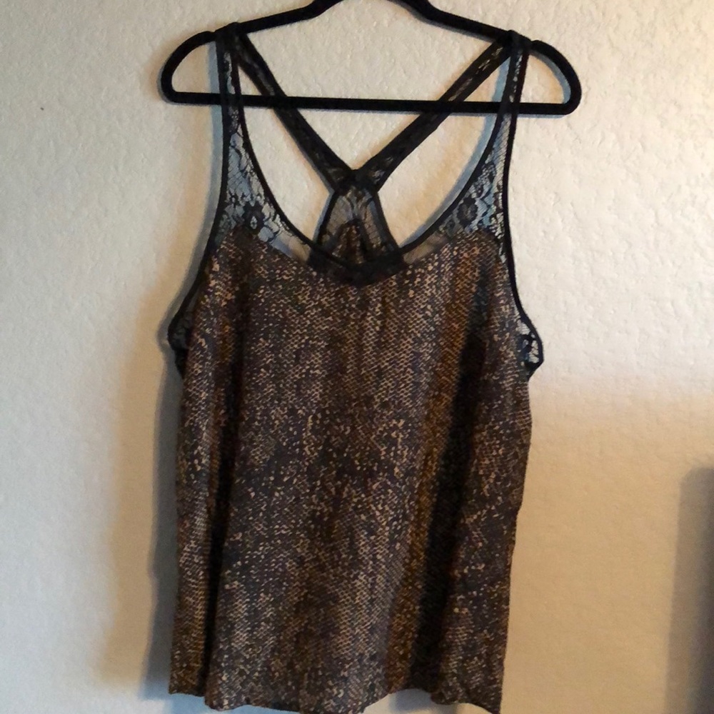 NWOT Torrid racerback blouse